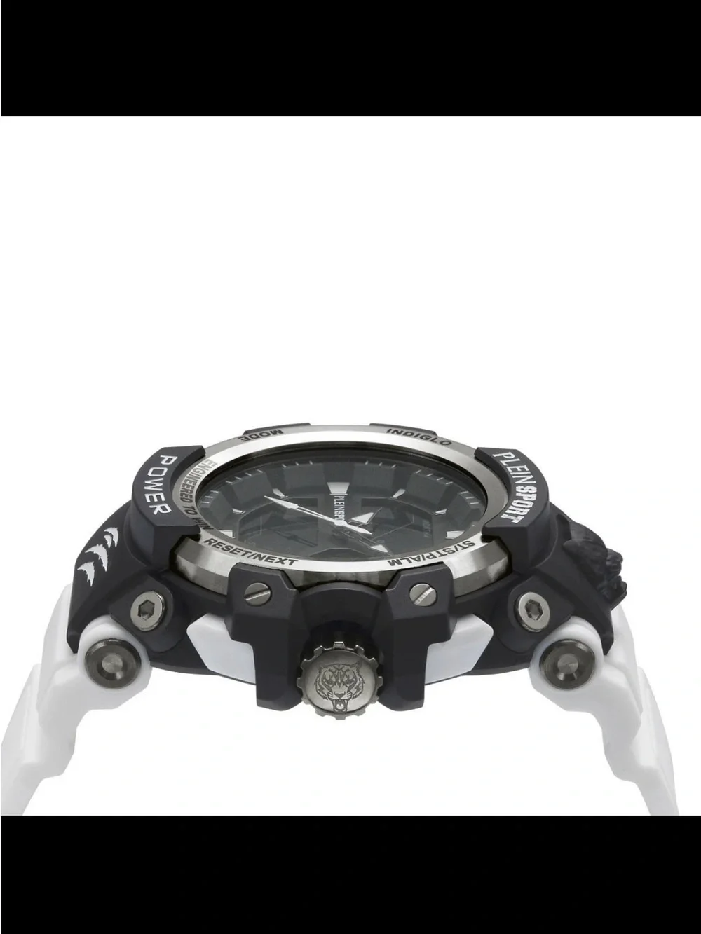 Plein Sport Men's Watch Analogue Digital Quartz Combat Silicone 50 mm